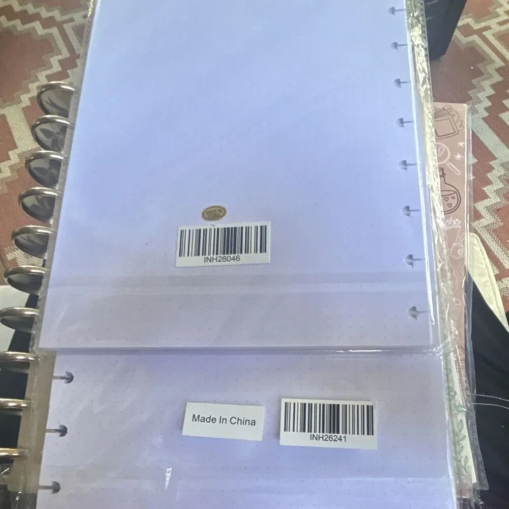 Daily Grind Planner Bundle: Quilted Cover + 4 Inserts (3 Sealed, 1 Open Box)